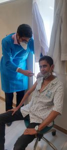 واکسیناسیون مرحله چهارم مراکز دیالیز گلشهر و محمدشهر